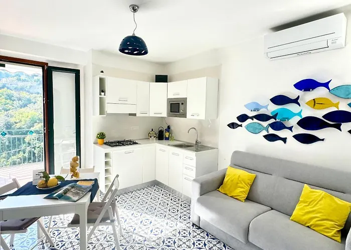 Panoramic Flat Amalfi Coast - Sea View 1 Vietri
